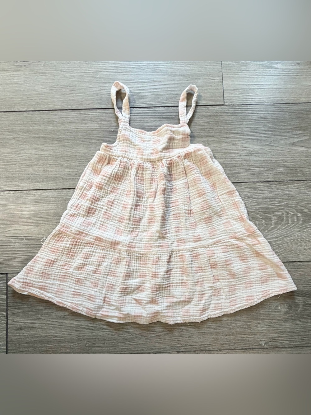 Rabbit + Bear Organic Gingham Dress 5